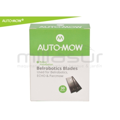 JUEGO 30 CUCHILLAS C/ TORNILLOS ROBOT CORTAC. BIGMOW - ECHO - motoscamaralweb.com