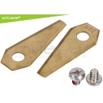 JUEGO 9 CUCHILLAS Y TORNILLOS ROBOT CORTACESPED BOSCH INDEGO - motoscamaralweb.com