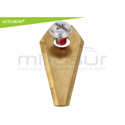 JUEGO 9 CUCHILLAS Y TORNILLOS ROBOT CORTACESPED BOSCH INDEGO - motoscamaralweb.com