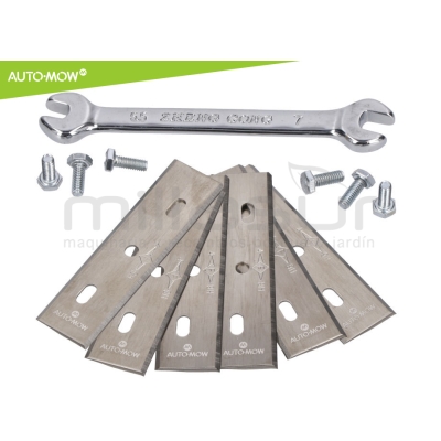 JUEGO 6 CUCHILLAS ROBOT CORTAC. AL-KO ROBOLINHO 500-700 I/E/W - motoscamaralweb.com
