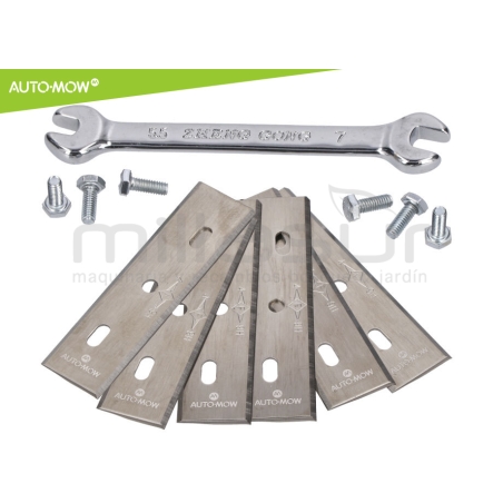 JUEGO 6 CUCHILLAS ROBOT CORTAC. AL-KO ROBOLINHO 500-700 I/E/W - motoscamaralweb.com