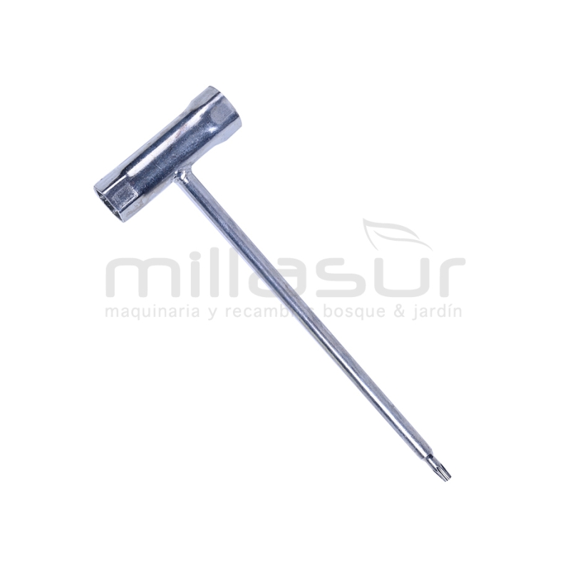LLAVE DE BUJIAS 17-19 X 75 X 220 TORX-27 - motoscamaralweb.com