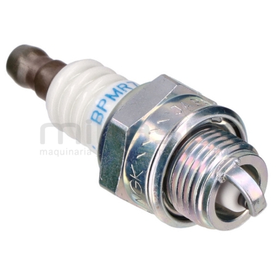 BUJIA NGK BPMR7A MOTOSIERRA/DESBROZ (RESISTENCIA TERMICA - TERMINAL FIJO) - motoscamaralweb.com