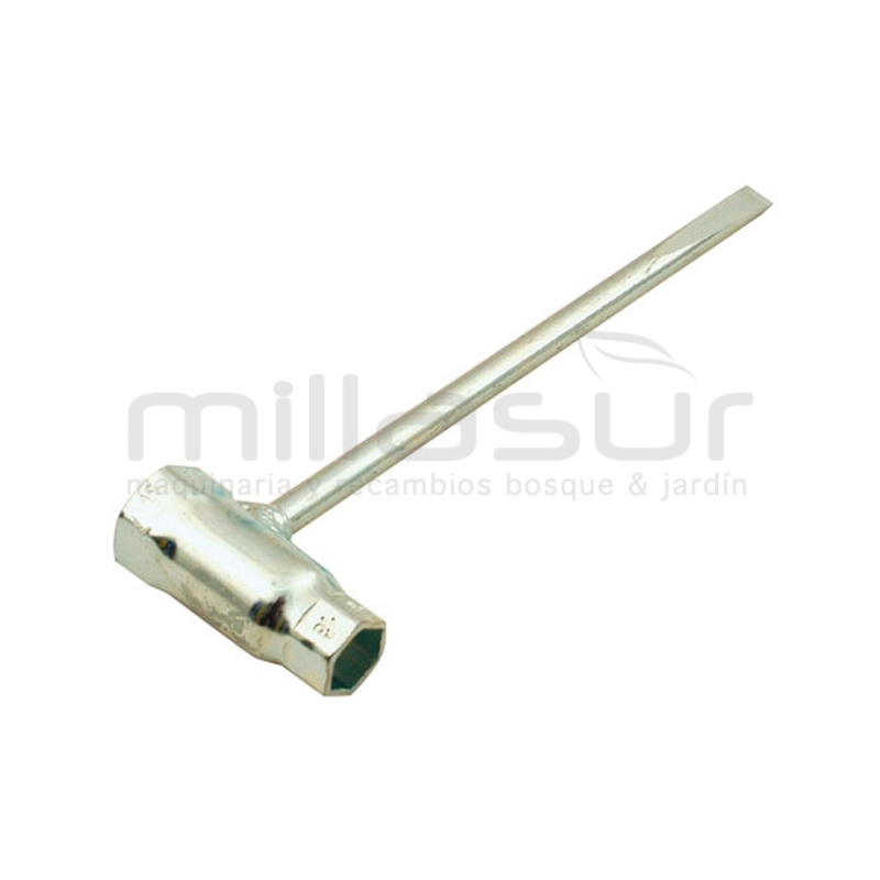 LLAVE BUJIAS HOMELITE 16-19 X 79 X 140 - PLANO - motoscamaralweb.com