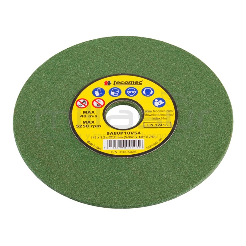 DISCO AFILADORA MAX 325 - 1/4 ( 145 X 3.2 X 22.2 ) - VERDE - motoscamaralweb.com