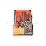 KIT DE AFILADO TIPO STIHL - MANGO. GUIA PROFUNDIDAD. UTIL LIMPIEZA. LIMA PLANA. 3 LIMAS REDONDAS - motoscamaralweb.com