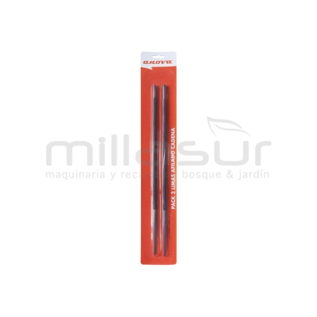 BLISTER 2 LIMAS AFILADO CADENA ANOVA 4.0mm - 5/32 - motoscamaralweb.com