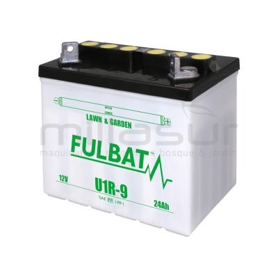 BATERIA ACIDO U1R-9 24AH ( 195 x 130 x 180 ) +DER - motoscamaralweb.com