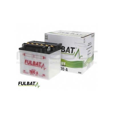 BATERIA MOTO FB7C-A DRY 8Ah (130 X 90 X 114) +DER - motoscamaralweb.com