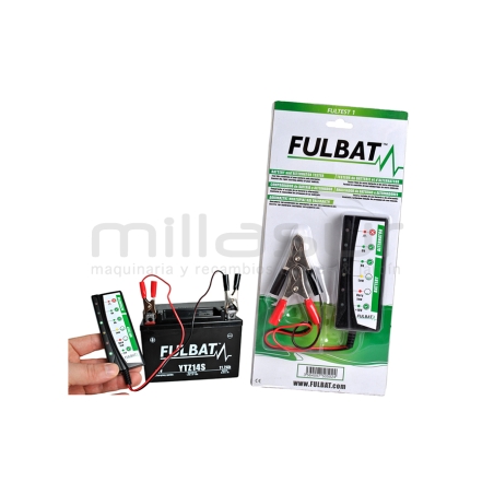 COMPROBADOR DE BATERIA Y ALTERNADOR FULTEST 1 - motoscamaralweb.com
