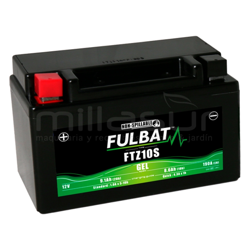 BATERIA MOTO FTZ10S 12V SLA 9.1Ah (150 x 88 x 93) -DER. - motoscamaralweb.com