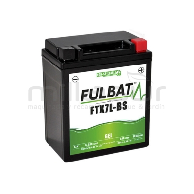 BATERIA MOTO FTX7L-BS 12V LIBRE MANTENIMIENTO 6.3Ah (113 x 70 x 130) +DER. - motoscamaralweb.com