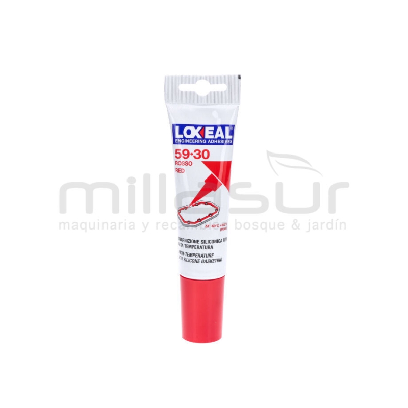 PASTA ROJA SELLADOR JUNTAS 90 gr. - 75ml - LOXEAL - motoscamaralweb.com