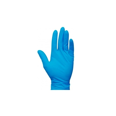 CAJA DE 100 GUANTES NITRILO AZUL - TALLA L - motoscamaralweb.com