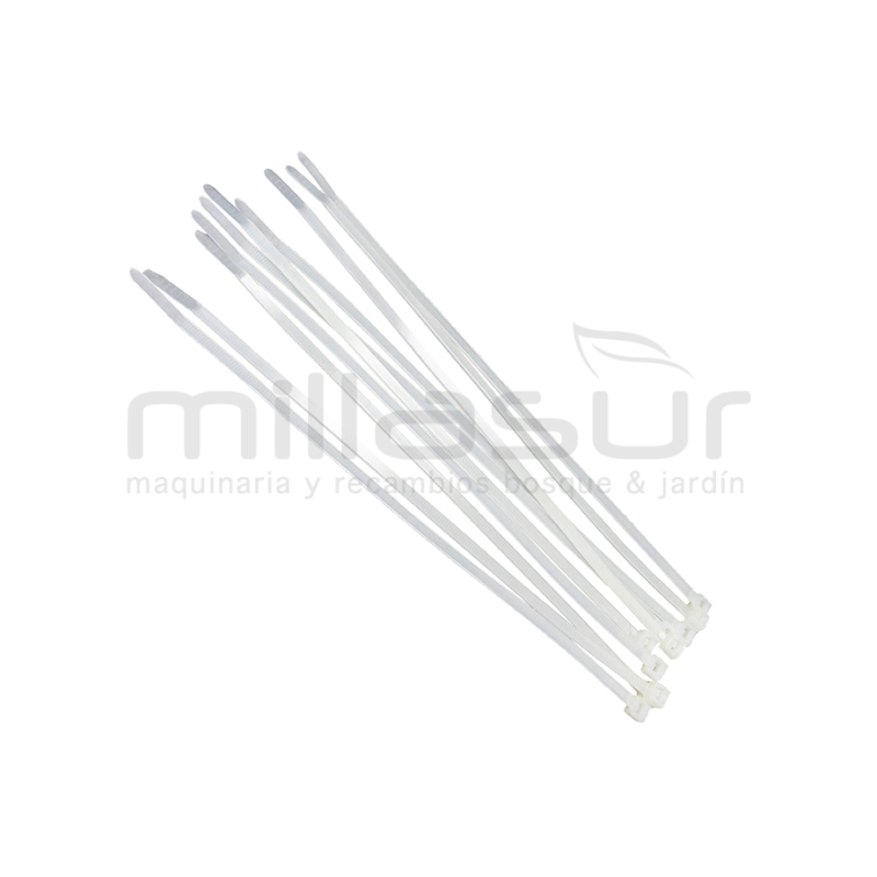 PACK DE 100 BRIDAS DE PLASTICO 200 x 3.6 - motoscamaralweb.com