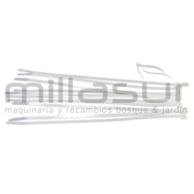 PACK DE 100 BRIDAS DE PLASTICO 300 x 4.8 - motoscamaralweb.com