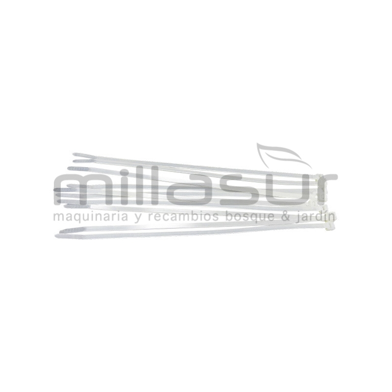 PACK DE 100 BRIDAS DE PLASTICO 300 x 4.8 - motoscamaralweb.com