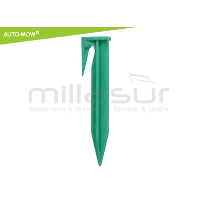 PACK DE 100 PIQUETAS BIODEGRADABLES CABLE PERIMETRO ROBOT CORTAC. 85mm - motoscamaralweb.com