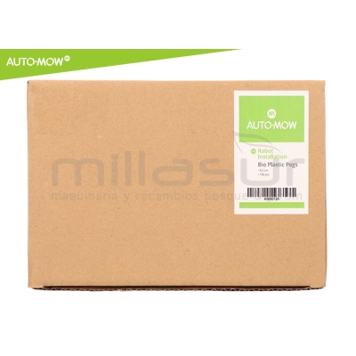 PACK DE 100 PIQUETAS BIODEGRADABLES CABLE PERIMETRO ROBOT CORTAC. 85mm - motoscamaralweb.com