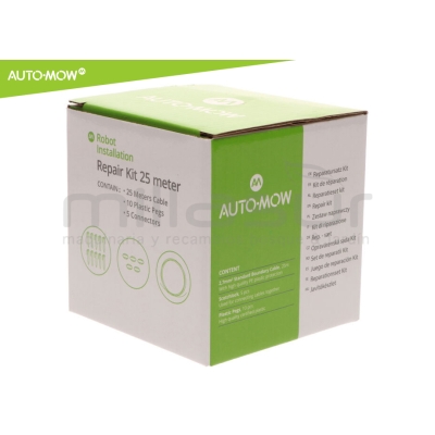KIT REPARACION CABLE PERIMETRO ROBOT CORTAC. 25m AUTO-MOW - motoscamaralweb.com