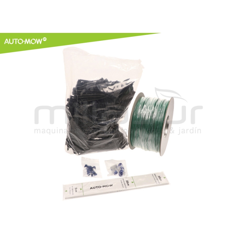 KIT INSTALACIÓN CABLE PERIMETRO ROBOT CORTACÉSPED AUTO-MOW 150M - motoscamaralweb.com