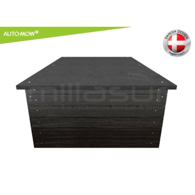 GARAJE THE CUBE ROBOT CORTAC. AUTO-MOW - NEGRO - M - motoscamaralweb.com