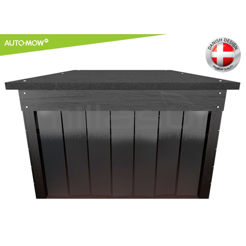 GARAJE THE CUBE ROBOT CORTAC. AUTO-MOW - NEGRO - L - motoscamaralweb.com