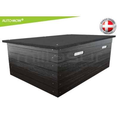 GARAJE THE CUBE ROBOT CORTAC. AUTO-MOW - NEGRO - L - motoscamaralweb.com