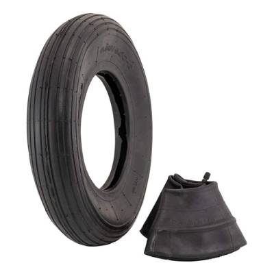 CUBIERTA+CAMARA CARRETILLA 4.80/4.00-8 4 LONAS. (LISA) - motoscamaralweb.com