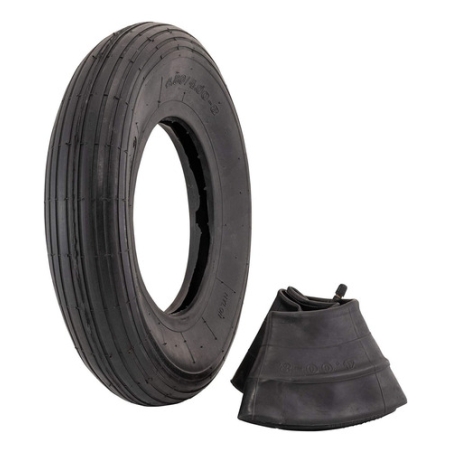 CUBIERTA+CAMARA CARRETILLA 4.80/4.00-8 4 LONAS. (LISA) - motoscamaralweb.com
