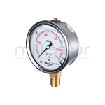 MANOMETRO GLICERINA 100BAR DE PANEL Ø63MM ROSCADO 1/4 - motoscamaralweb.com