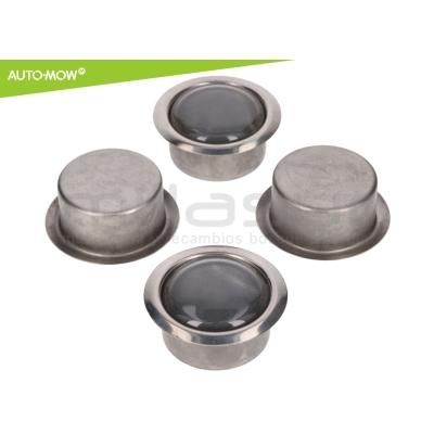 PACK 4 LUCES SOLARES JARDIN - AUTO-MOW - LUZ AZUL - motoscamaralweb.com