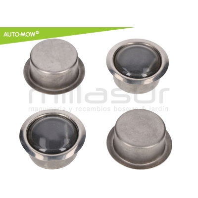 PACK 4 LUCES SOLARES JARDIN - AUTO-MOW - LUZ BLANCA - motoscamaralweb.com