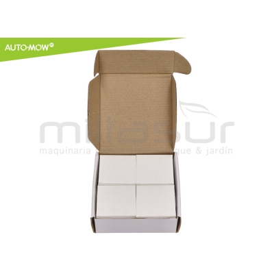 PACK 4 LUCES SOLARES JARDIN - AUTO-MOW - LUZ BLANCA - motoscamaralweb.com