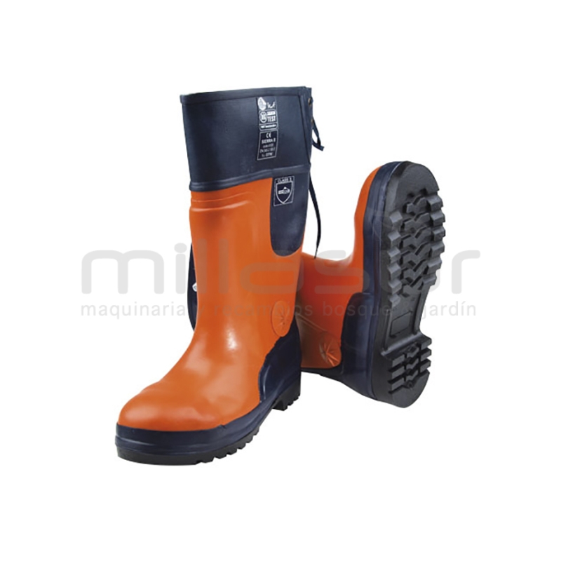 BOTAS SEGURIDAD ANTICORTE CLASE 3 - TALLA 43 - motoscamaralweb.com