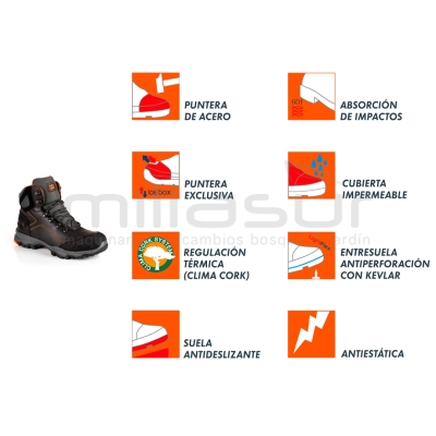 BOTA HILLARY APOLLO - TALLA 40 ( ESPECIAL JARDINERÍA) - motoscamaralweb.com