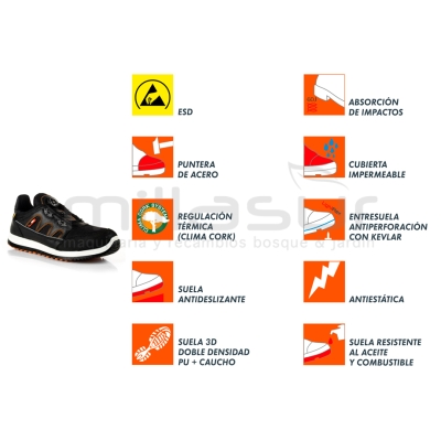 ZAPATO PROTECCION SPRINTER T44 - motoscamaralweb.com