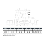 PETO ANTICORTE ECO CLASE1 TIPO C - TALLA 52 - L - motoscamaralweb.com