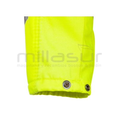 CHAQUETA ANTICORTE CLASE 1 ALTA VISIBILIDAD - TALLA L - motoscamaralweb.com