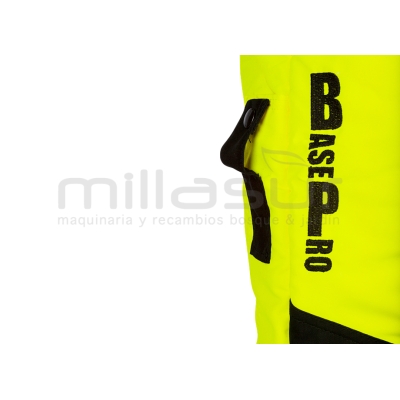 PANTALON ANTICORTE CLASE 1 ALTA VISIBILIDAD (2) AMARILLO - TALLA XXL - motoscamaralweb.com