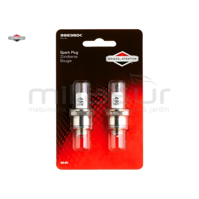 BLISTER 2 BUJIAS CUELLO CORTO BS SV CU REEMPLAZA A 992302 992360 - motoscamaralweb.com