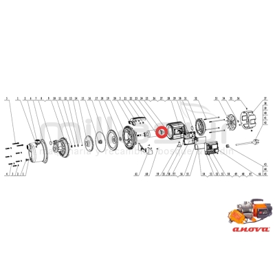 RODAMIENTO EJE ROTOR 6202-2Z BE1200P (23). BE1300P (28) - motoscamaralweb.com
