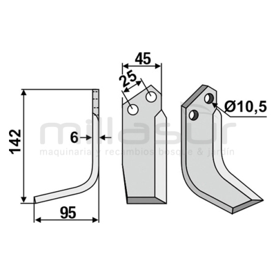 CUCHILLA MOTOAZADA FERRARI MC68 L - motoscamaralweb.com