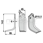 CUCHILLA MOTOAZADA FERRARI MC68 R - motoscamaralweb.com
