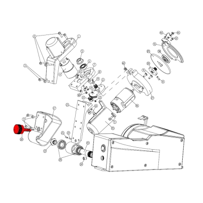 TORNILLO REGULACION BRAZO LEVANTAMIENTO AFILADORA 99-1345 (18) - motoscamaralweb.com