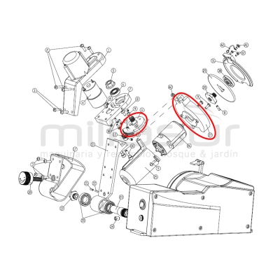 CARCASA DISCO AFILADORA 99-1345 (27+14+11) - motoscamaralweb.com