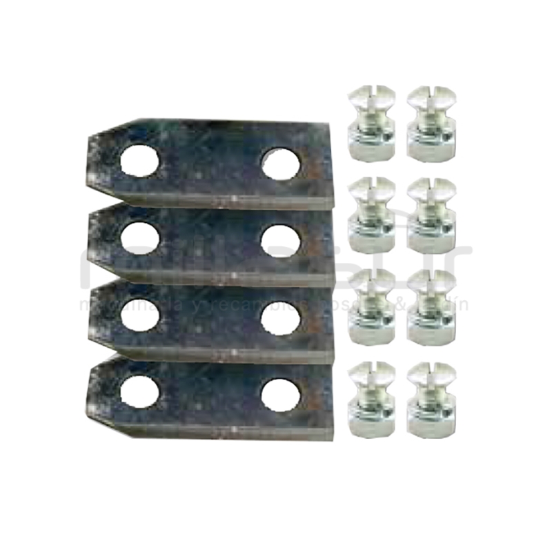 JUEGO 4 CUCHILLAS DOBLE CARA CORTACÉSPED 70 MM ADAPTABLE A BRILL ... - motoscamaralweb.com