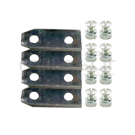 JUEGO 4 CUCHILLAS DOBLE CARA CORTACÉSPED 70 MM ADAPTABLE A BRILL ... - motoscamaralweb.com