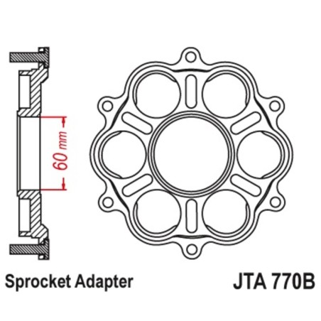 Portacoronas JT770B - motoscamaralweb.com