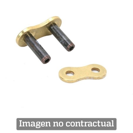 Enganche Tipo Remache oro para Cadena JT 520HDS GB - motoscamaralweb.com